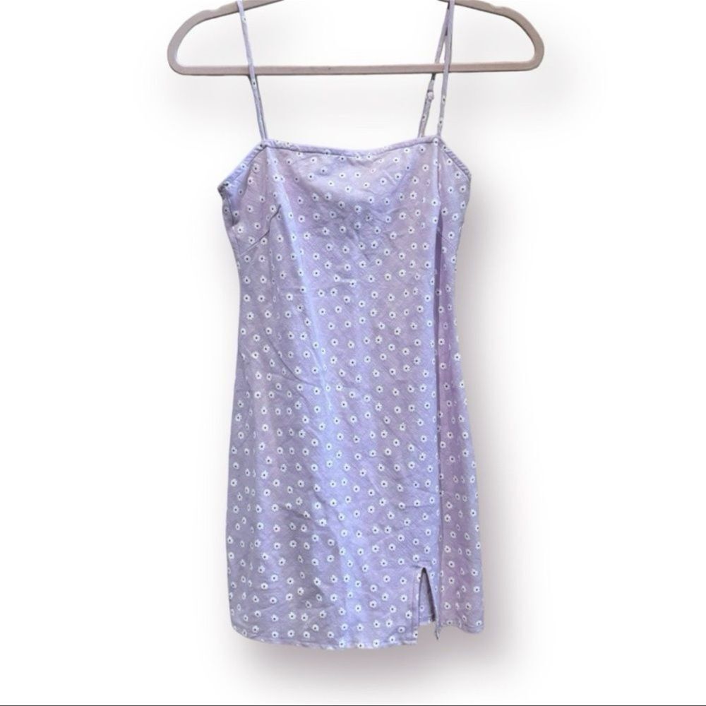 Princess Polly Lilac Daisy Floral Slip Mini Dress – Size 0